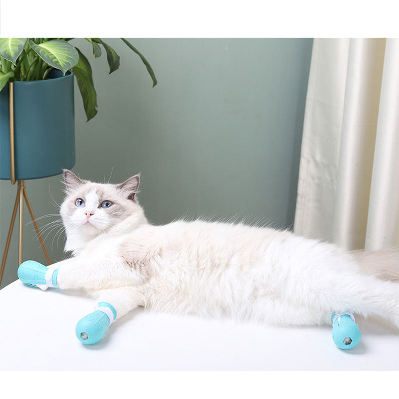 Adjustable Cat Foot Claw Cover Anti-Scratch Prickly Nail Glove